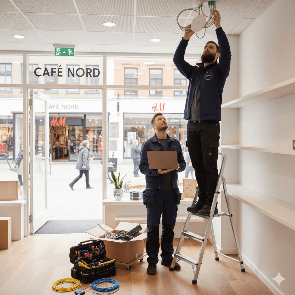 Få hjælp til internet og netværk af uddannede teknikere. For både private og virksomheder